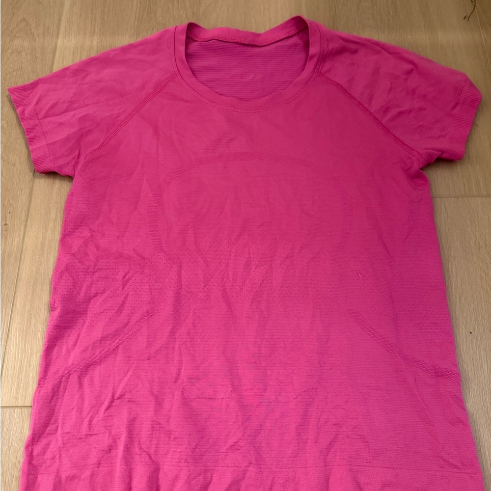 lululemon athletica swiftly tech short sleeve shirt 2.0 waist length